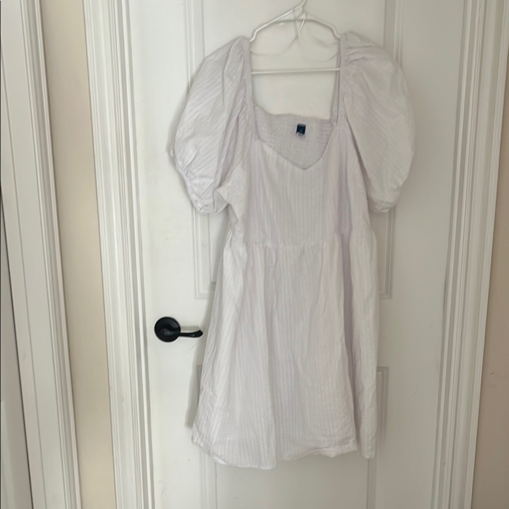 Old Navy White Midi Dress